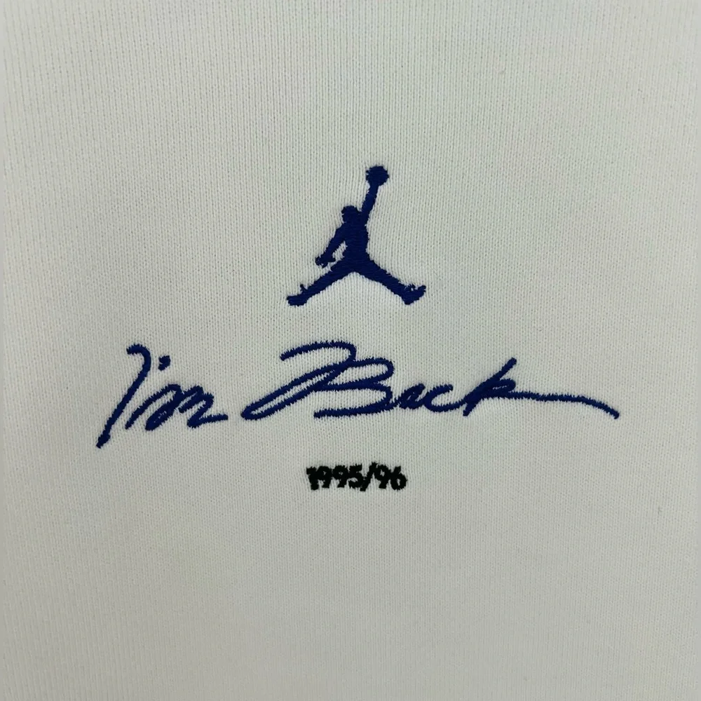 Jordan Nike Men's Legacy Crew Sweatshirt White Mens Small